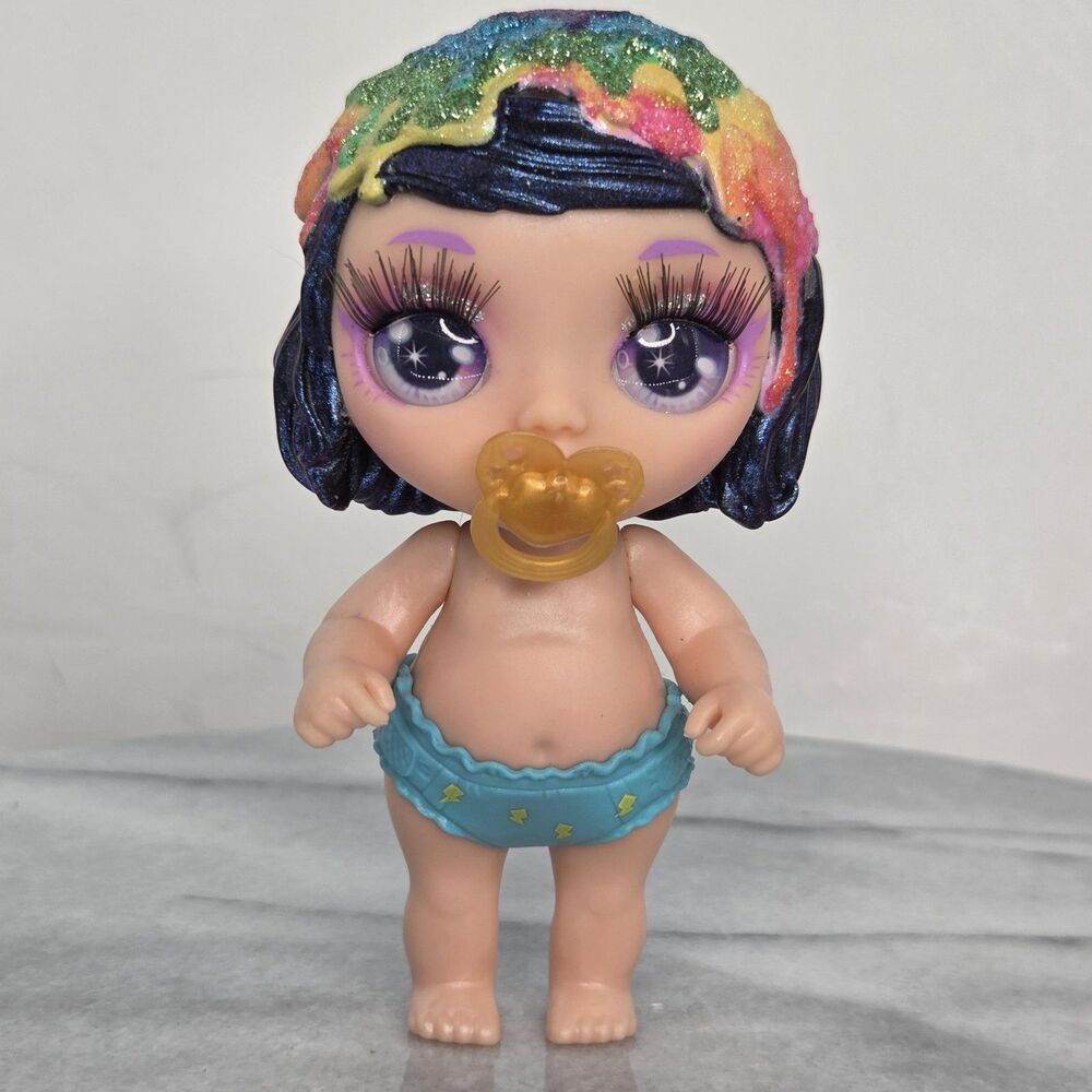 Poopsie Fantasy Friend Doll Rare Starlings Series 1 Luna Eclipse Diaper Pacifier
